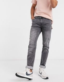 stretch jeans in slim fit gray-Grey