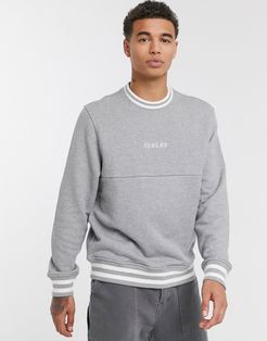 Ole sweatshirt with embroidered chest logo in gray