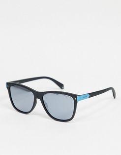 Polariod square sunglasses in black