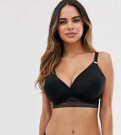 Projectme Nursing Ambition wirefree soft cup bra in black