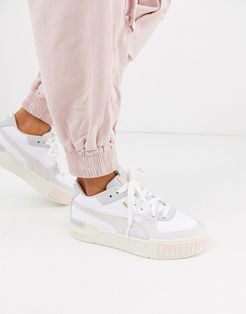 Cali Sport chunky sneakers in pastel-White
