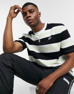 Downtown stripe t-shirt in black and white