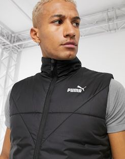 ESS padded vest in black