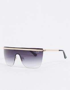 Get Right sunglasses in gold and black