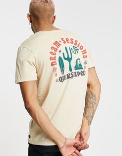 Dream Sessions back print t-shirt in white
