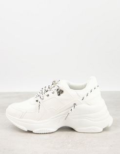 Ibiza chunky sneakers in white