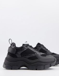 Malibu chunky sneakers in black