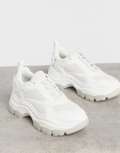 Malibu chunky sneakers in white