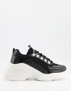Verona chunky sneakers in black