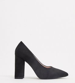 Neha block heeled shoes in black