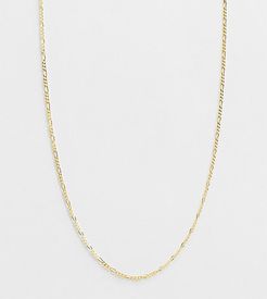 inspired chain necklace in sterling silver gold plate