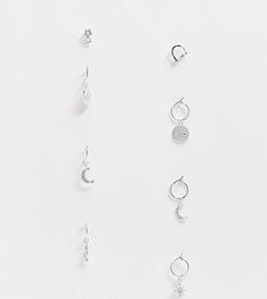 inspired constellation hoop pack in silver