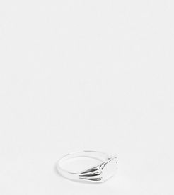 Inspired sterling silver signet ring