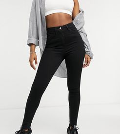 Inspired super skinny high waisted jean in black