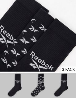 Classics 3-pack socks in black