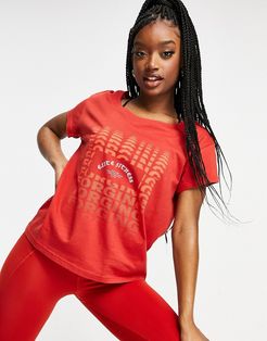 FEF easy t-shirt in red