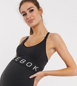 Training maternity bra in black