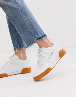 Workout Low Plus in White and Gum