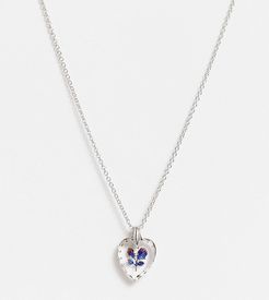 Nancy necklace with two rose pendant in sterling silver