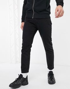 Kick straight fit jeans in black