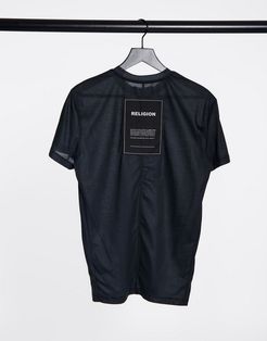 oversized t-shirt in washed black
