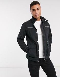 biker jacket in black
