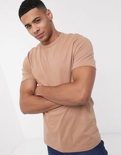 slim t-shirt in stone