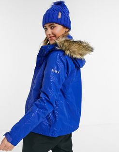 Jet Solid ski jacket in blue