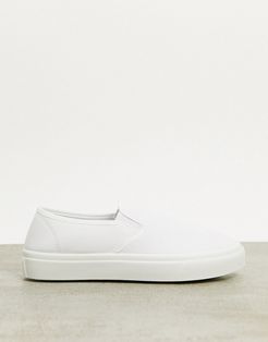 harper slip-on sneakers in white