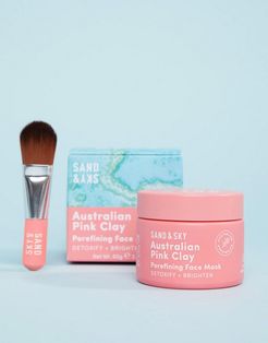 Australian Pink Clay Porefining Face Mask 60g-No color