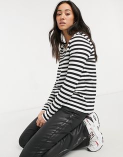 Femme long sleeve t-shirt in stripe-Multi