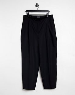 Femme straight leg pant in black