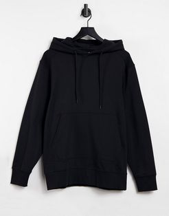 hoodie with front pocket in black