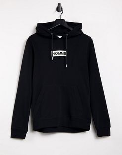 hoodie with logo in black