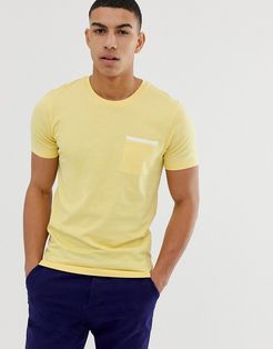 pocket t-shirt-Yellow