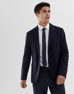 slim blazer in navy