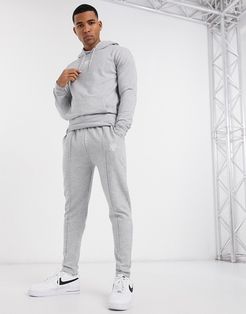 tailored sweatpants in gray