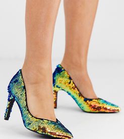 Zana pumps in multi sequin