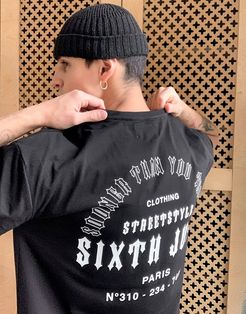 sooner than you think back print t-shirt in black