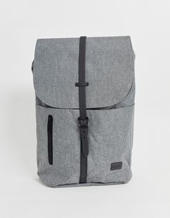 Tribeca backpack in gray crosshatch