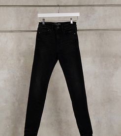 Tall high waist skinny jeans in black