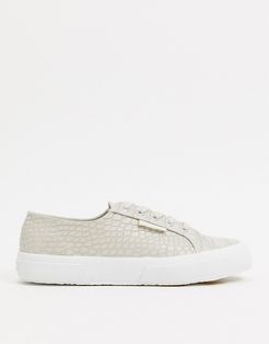 2750 sneakers in taupe croc-Beige