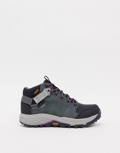 hiker boots in charcoal-Gray