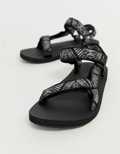 Original Universal tech sandals in black print