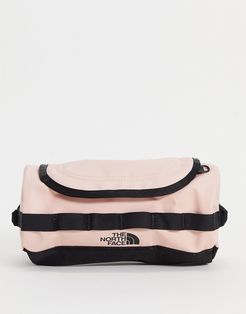 Base Camp small travel canister wash bag in pink