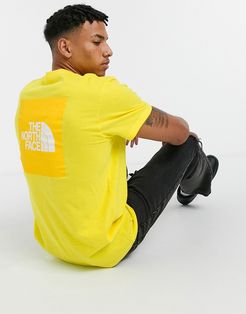 box t-shirt in yellow