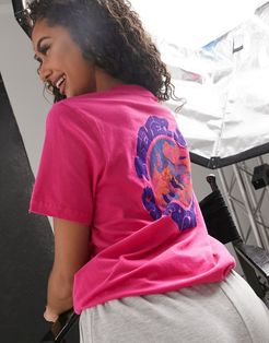 Logo Haze t-shirt in pink