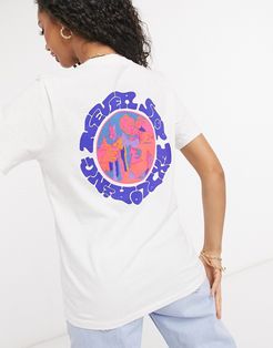 Logo Haze t-shirt in white