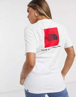 Red Box t-shirt in white