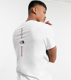 Vertical t-shirt in white Exclusive at ASOS